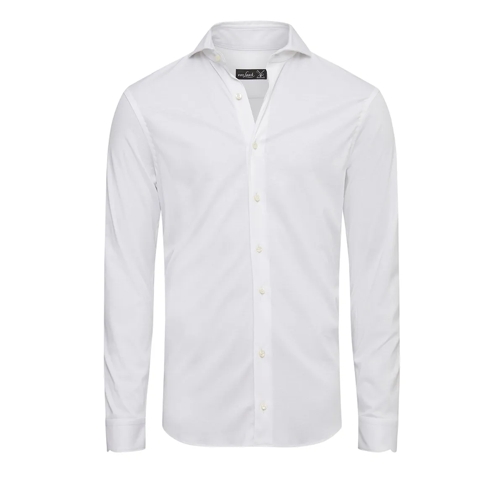 VAN LAACK Hemden Hemd Slim Fit Uni weiss