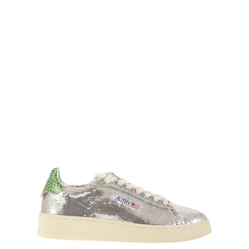 Autry International Lage-top sneaker Dallas - Sequinned Trainers Neutrals