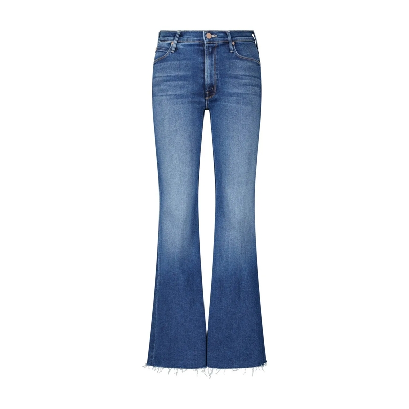 Mother Jeans Flared 5-Pocket Denim Jeans Blue