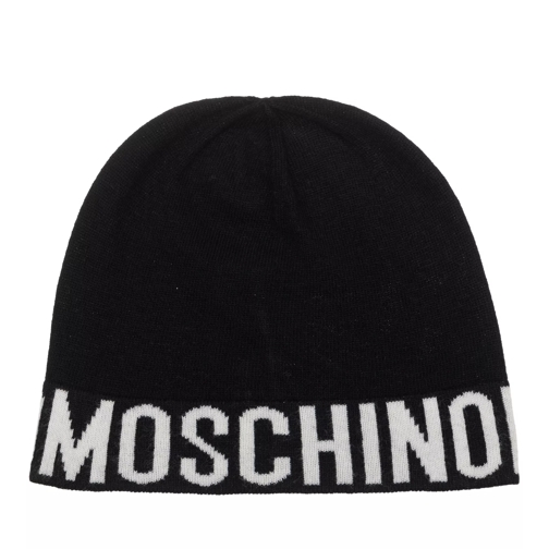 Moschino Wool Hat Beanie Black