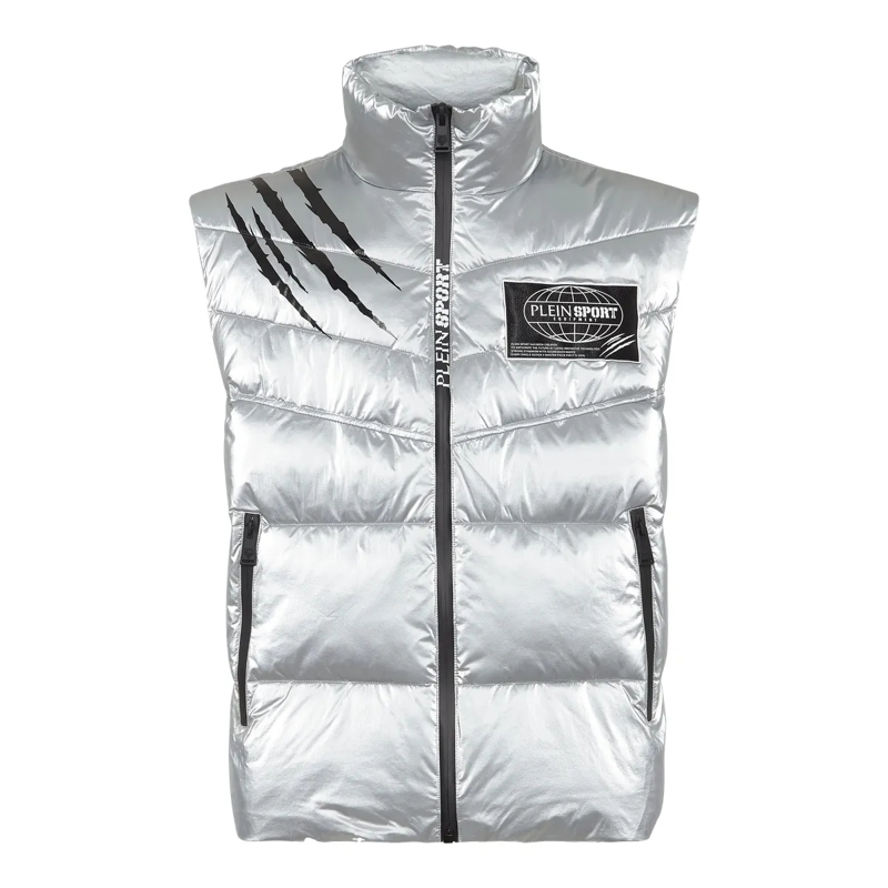 Plein Sport Weste Weste silber