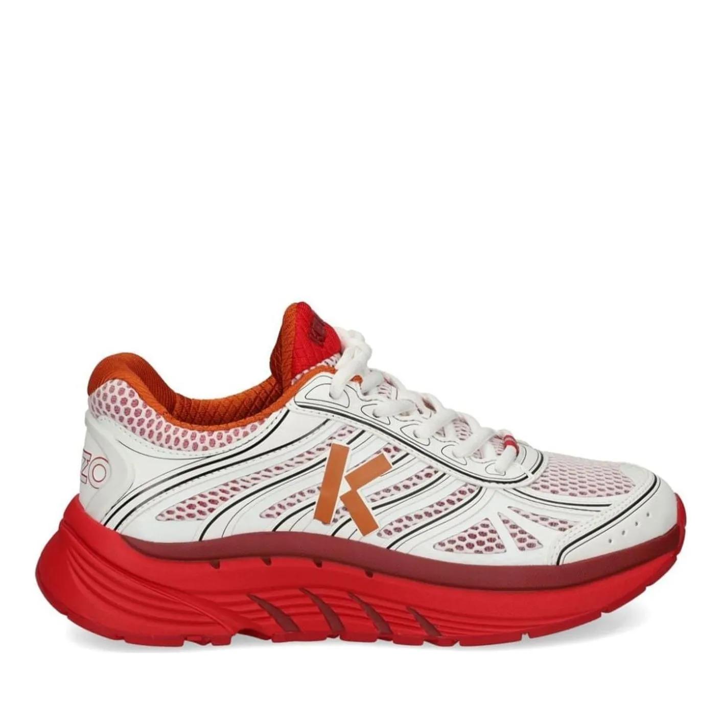 Kenzo Low-Top Sneakers Red in rood