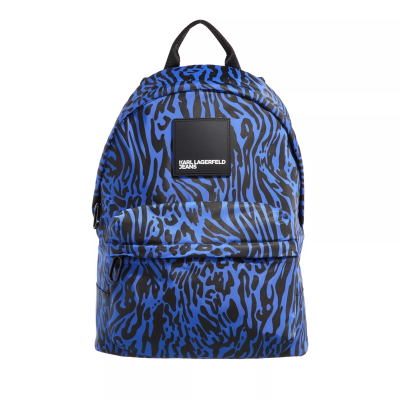 Karl Lagerfeld Jeans Rucksack Urban Nylon Backpack Aop Black White Aop