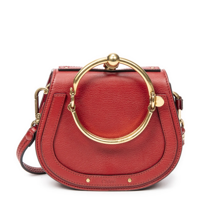 Chloé Crossbody Bag Small Nile Bracelet Bag rot
