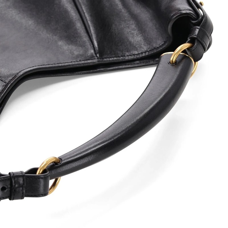 Saint Laurent Crossbody Bag Schultertasche aus Leder schwarz(Image 4)