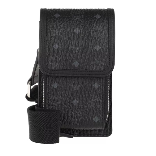 MCM Visetos Original Phone Case Black Sac pour téléphone portable