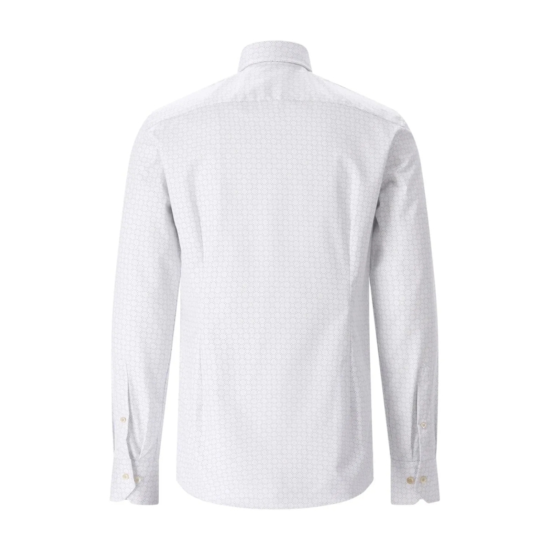 STENSTRÖMS Hemd Slimline Hemd mit Muster Hellblau(Image 3)