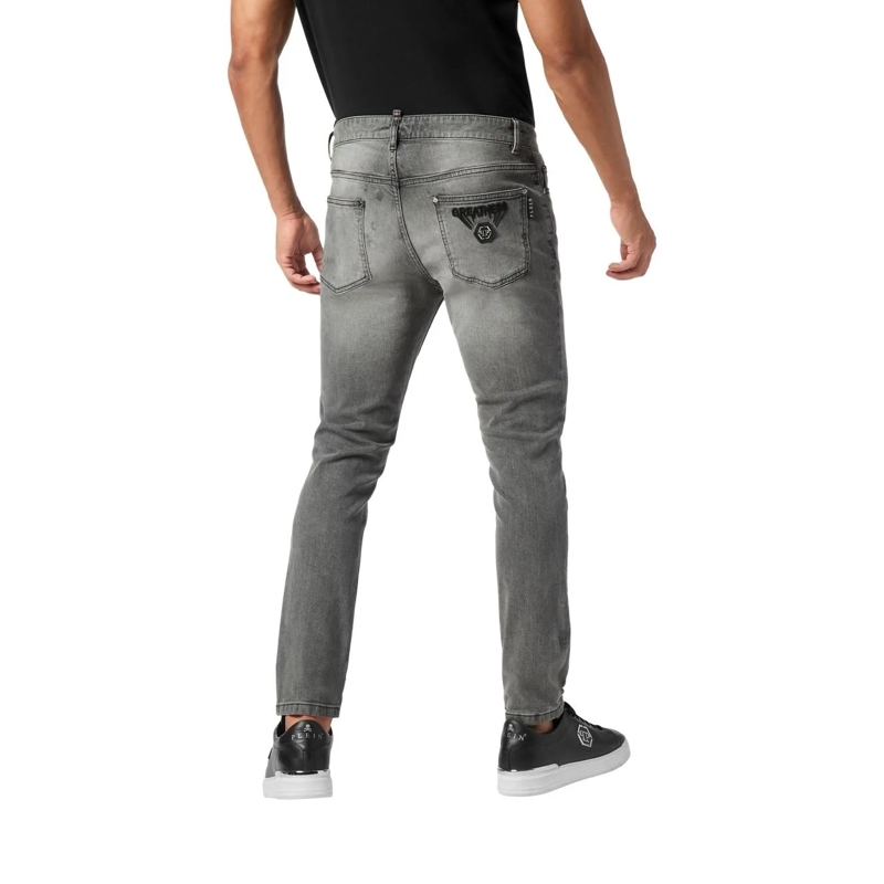 Philipp Plein Skinny-Leg-Jeans Skinny hell-grau(Image 3)