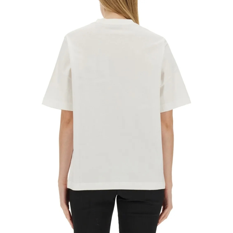 Burberry T-Shirt Logo-Embellished Regular Fit T-Shirt White (Image 3)
