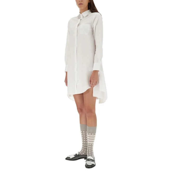 Thom Browne Shirt Dress White | Minikleid