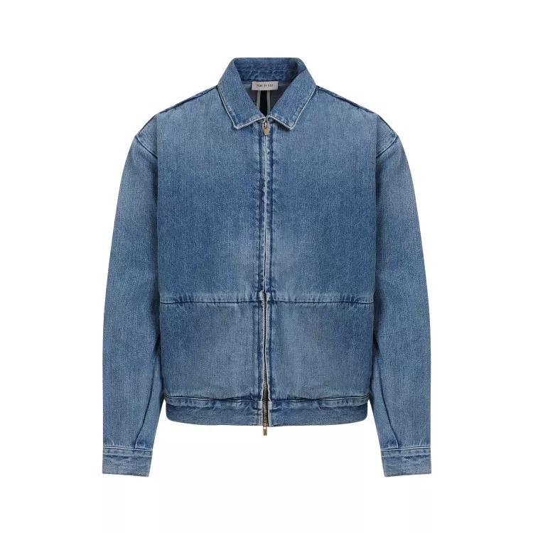 FEAR OF GOD - Medium Indigo 8Th Denim Jacket - Größe L - blue