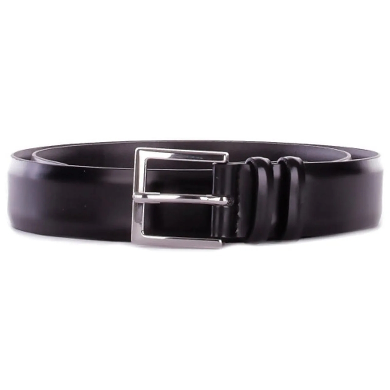 Orciani Ceinture en cuir Belts Black schwarz
