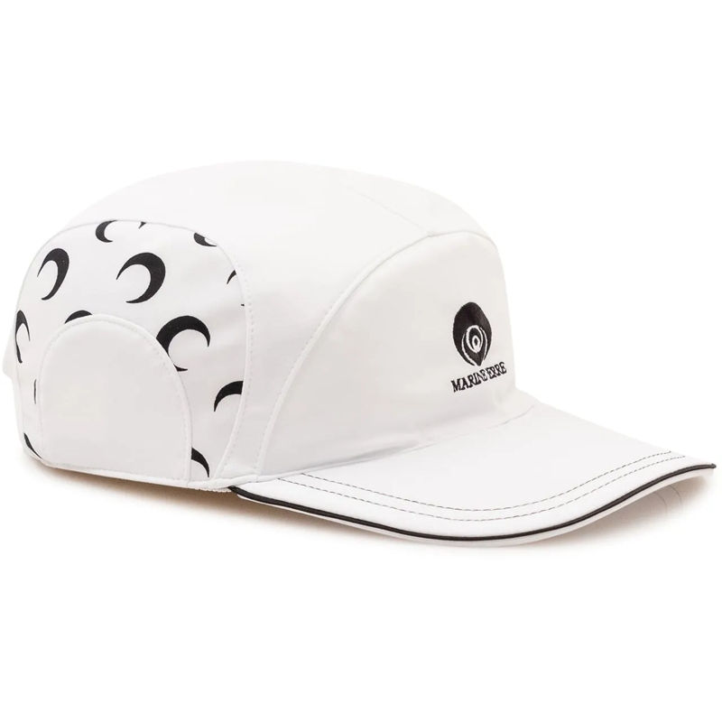 Marine Serre Casquette Cappello Baseball Sport con Logo Ricamato weiß(Image 2)