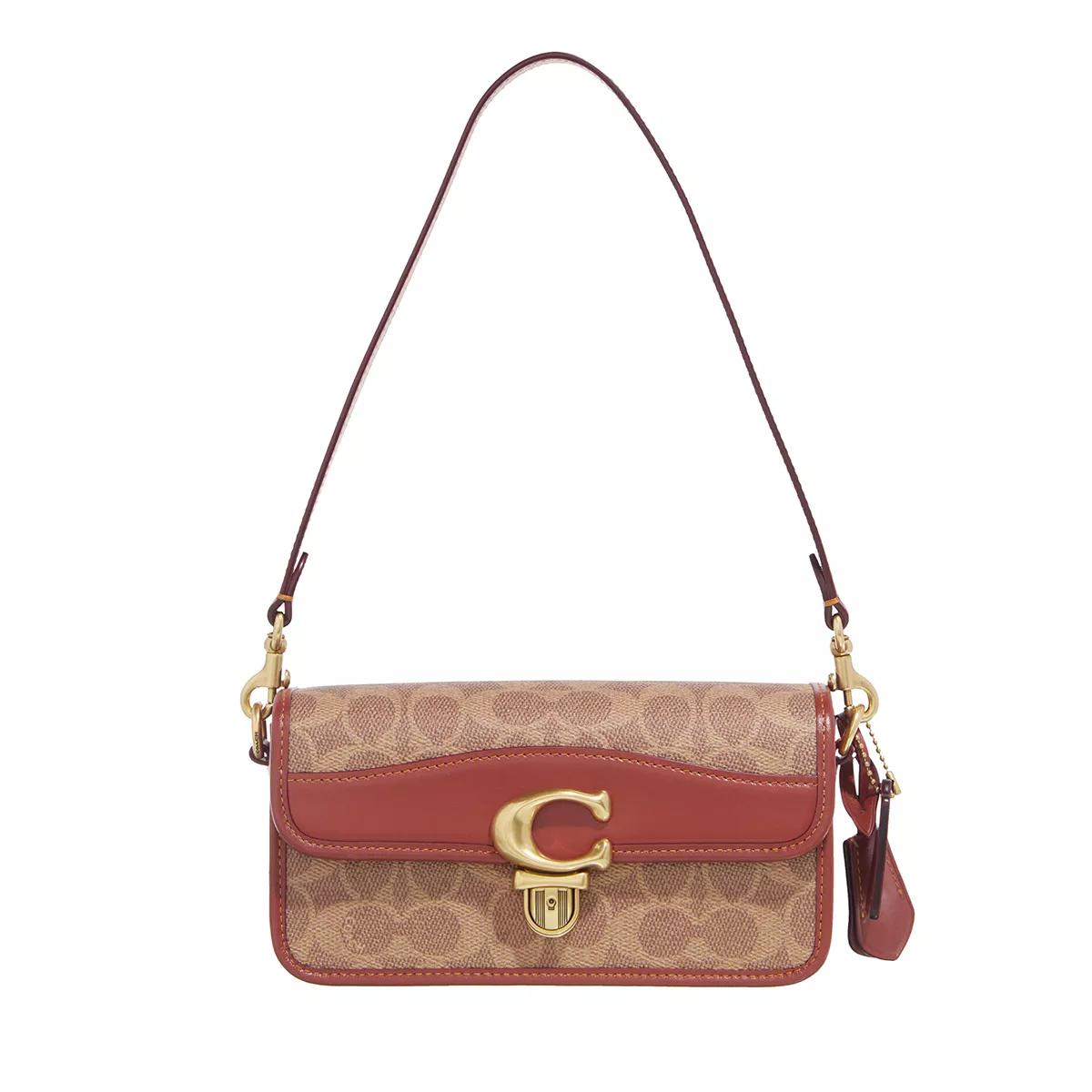 Coach Satchel Bag - Coated Canvas Signature Studio Bag - Gr. unisize - in Beige - für Damen