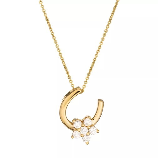 VOLARE Necklace with Pendant Yellow Gold Collier court
