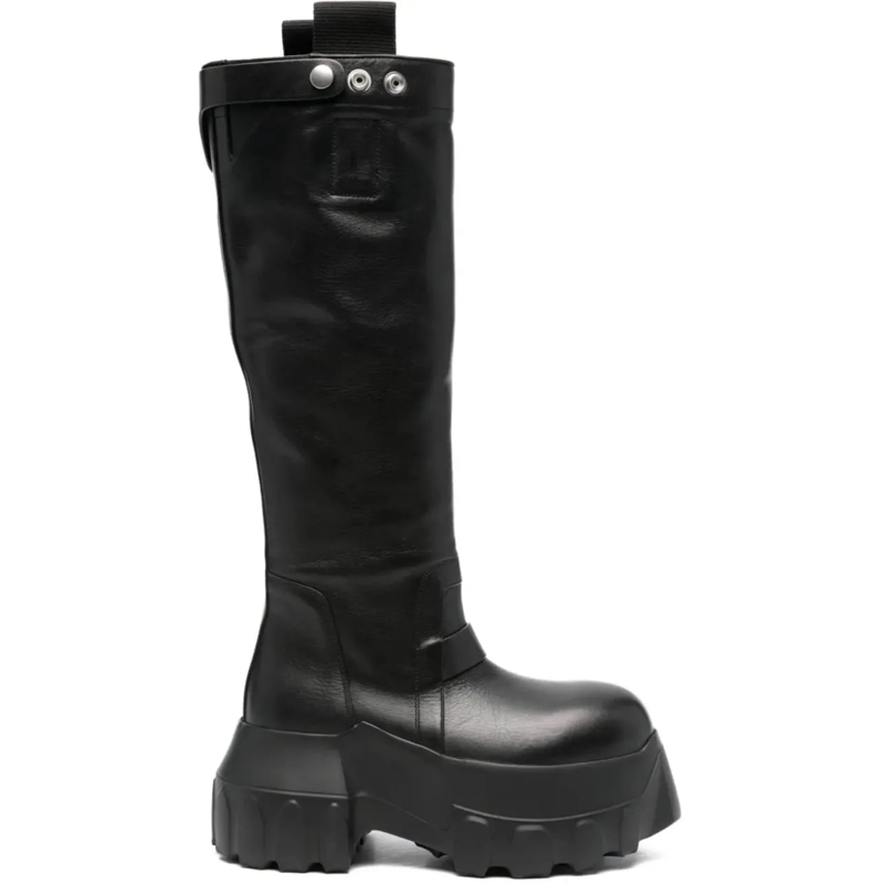 Rick Owens Stiefel Pull On Mega Tractor Black schwarz