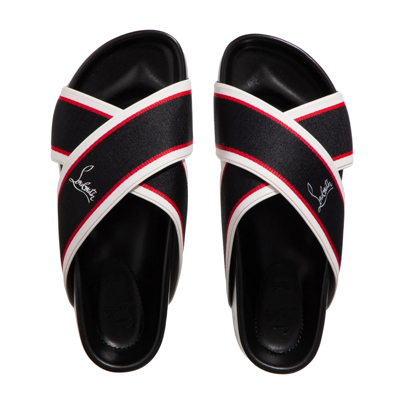 Christian Louboutin Slides Donna Sandals Version Black(Image 4)