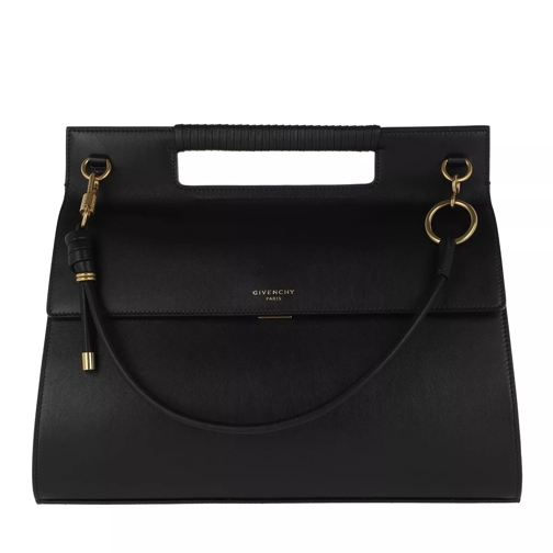 Givenchy Whip Bag Large Smooth Leather Black Axelremsväska