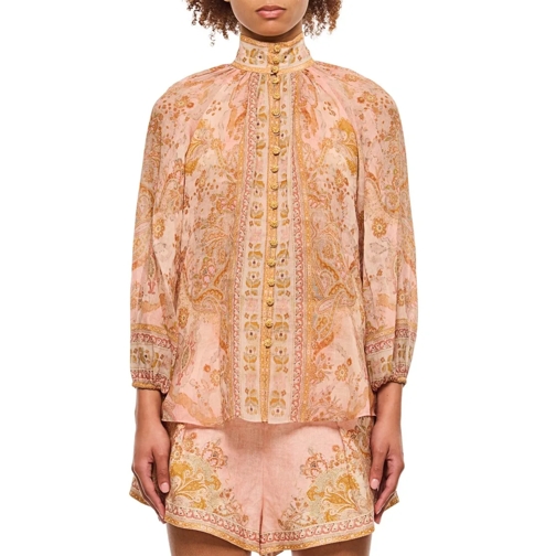 Zimmermann Blusen Acacia Billow Blusa Neutrals