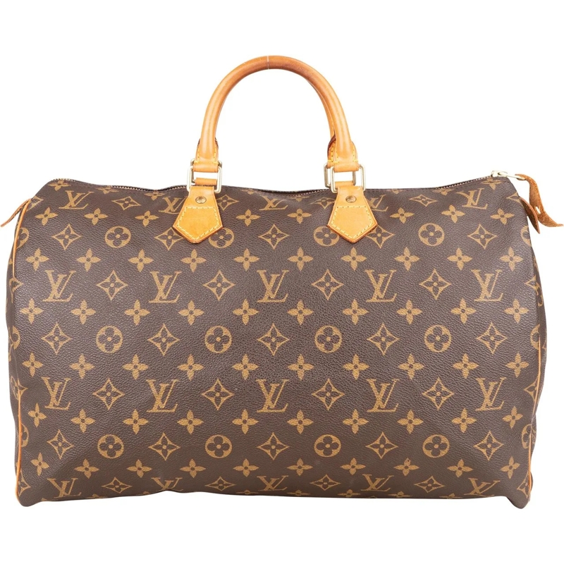 Louis Vuitton Tote Louis Vuitton Canvas Monogram Speedy 40 Handbag braun