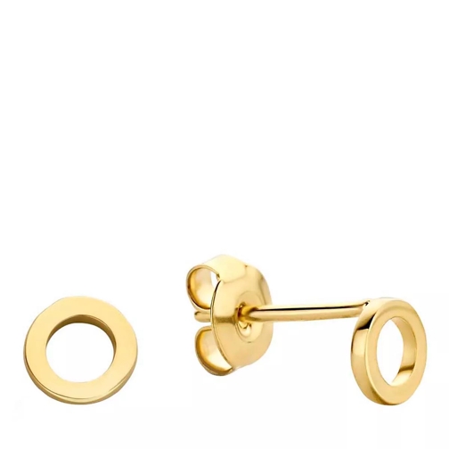 Jackie Gold Jackie Circle Silhouette Studs Gold Ohrstecker