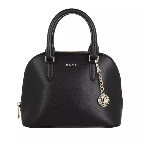 DKNY Bryant Dome Satchel Blk/Gold Cartable