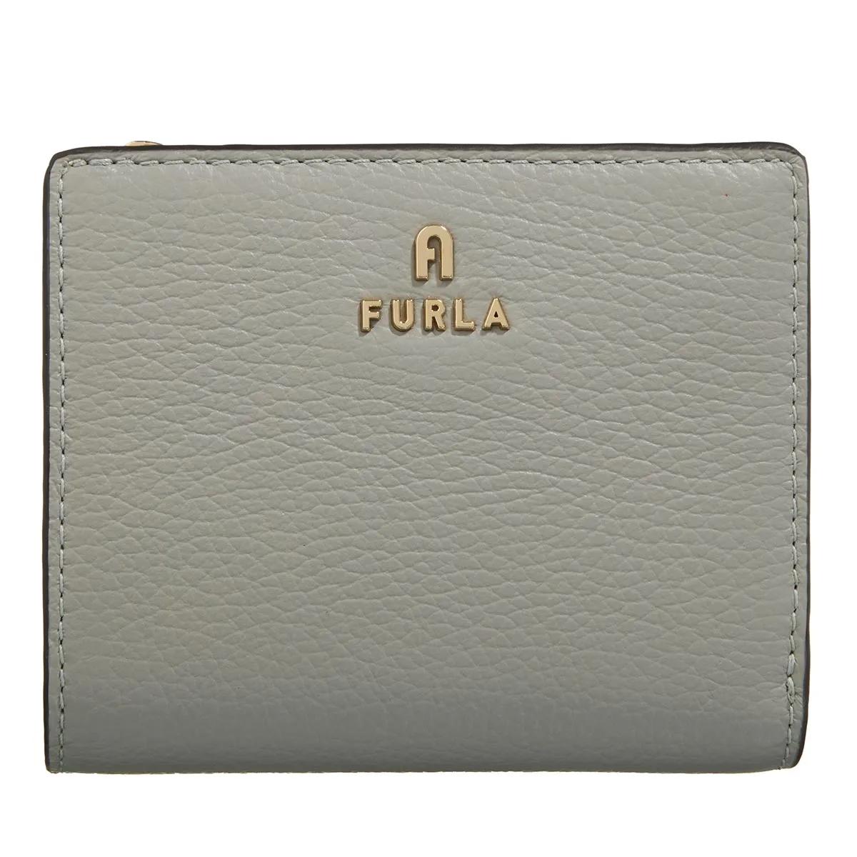 Furla Portemonnaie - Furla Camelia S Compact Wallet L Zip - Gr. unisize - in Grau - für Damen