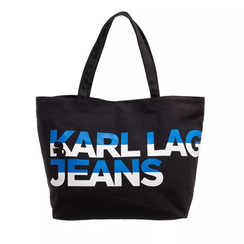 Karl Lagerfeld Jeans Ew Canvas Shopper J101 Black Shopping Bag