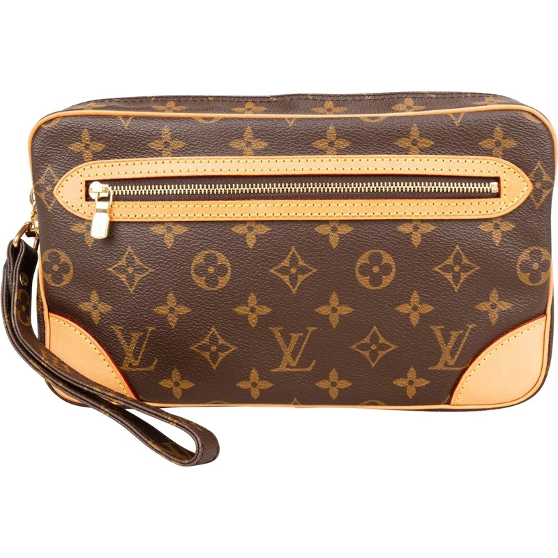 Louis Vuitton Tote Louis Vuitton Canvas Monogram Marly Dragonne Clutc braun