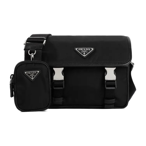 Prada Recycled Polyamide Bag Black Schoudertas