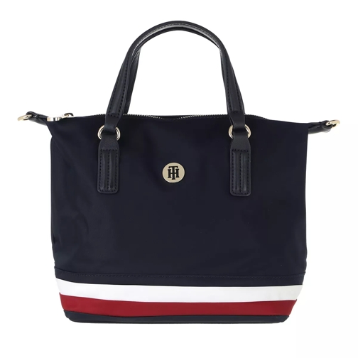 Tommy Hilfiger Poppy Small Tote Corp Navy Corporate Sporta