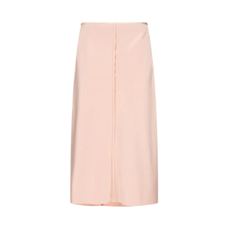 AMI Paris Midirok Midi Skirt – Pink Pink