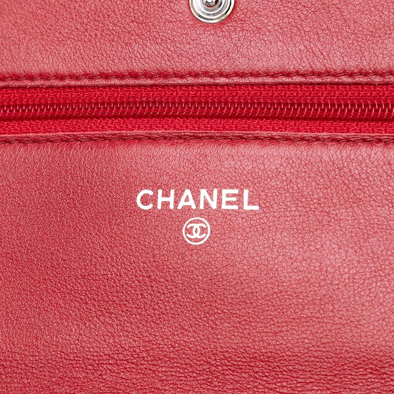 Thumbnail - Chanel Hobo Bags - CC Caviar Wallet On Chain - Gr. unisize - in Rot - für Damen