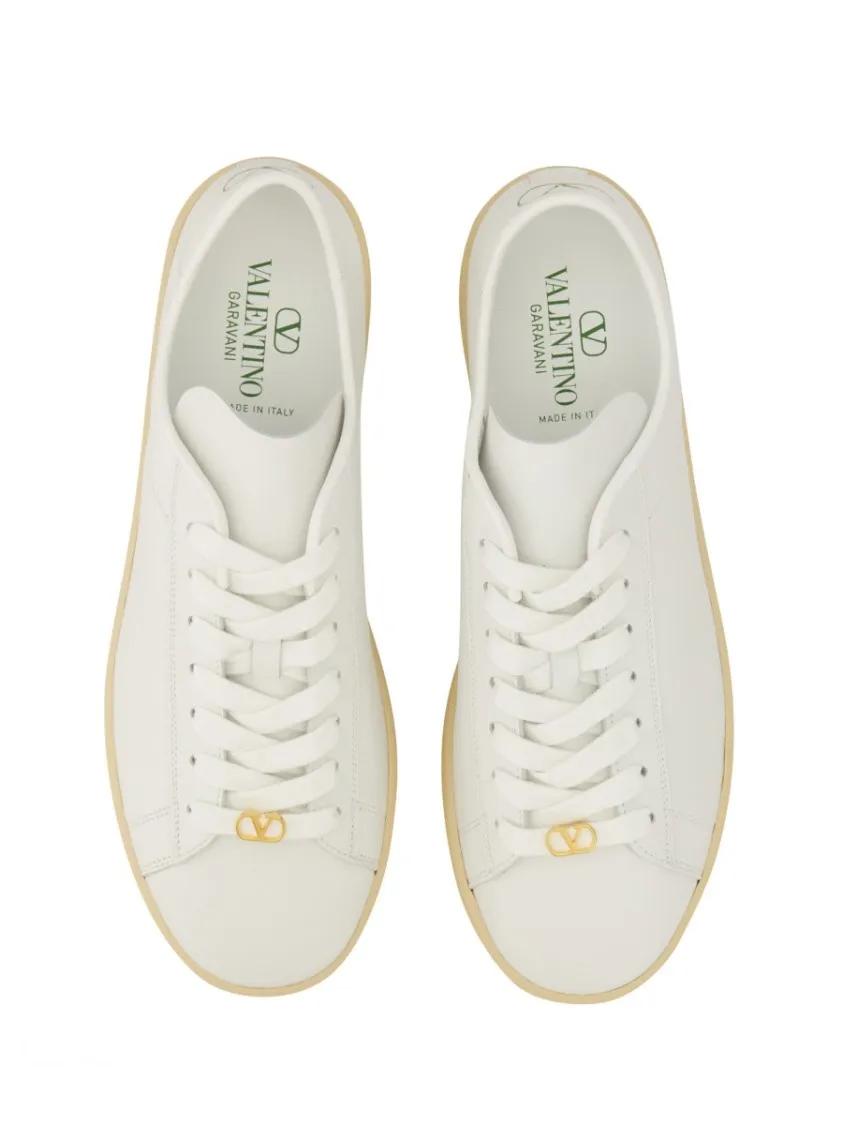 Thumbnail - Valentino Garavani Low-Top Sneaker - Minimalist Leather Sneakers - Gr. 40 (EU) - in Weiß - für Damen
