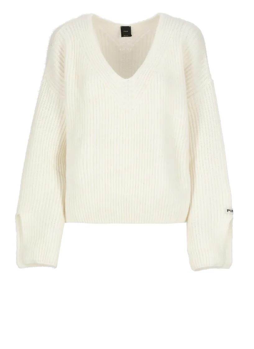 Pinko - White Sweater - Größe S - weiß