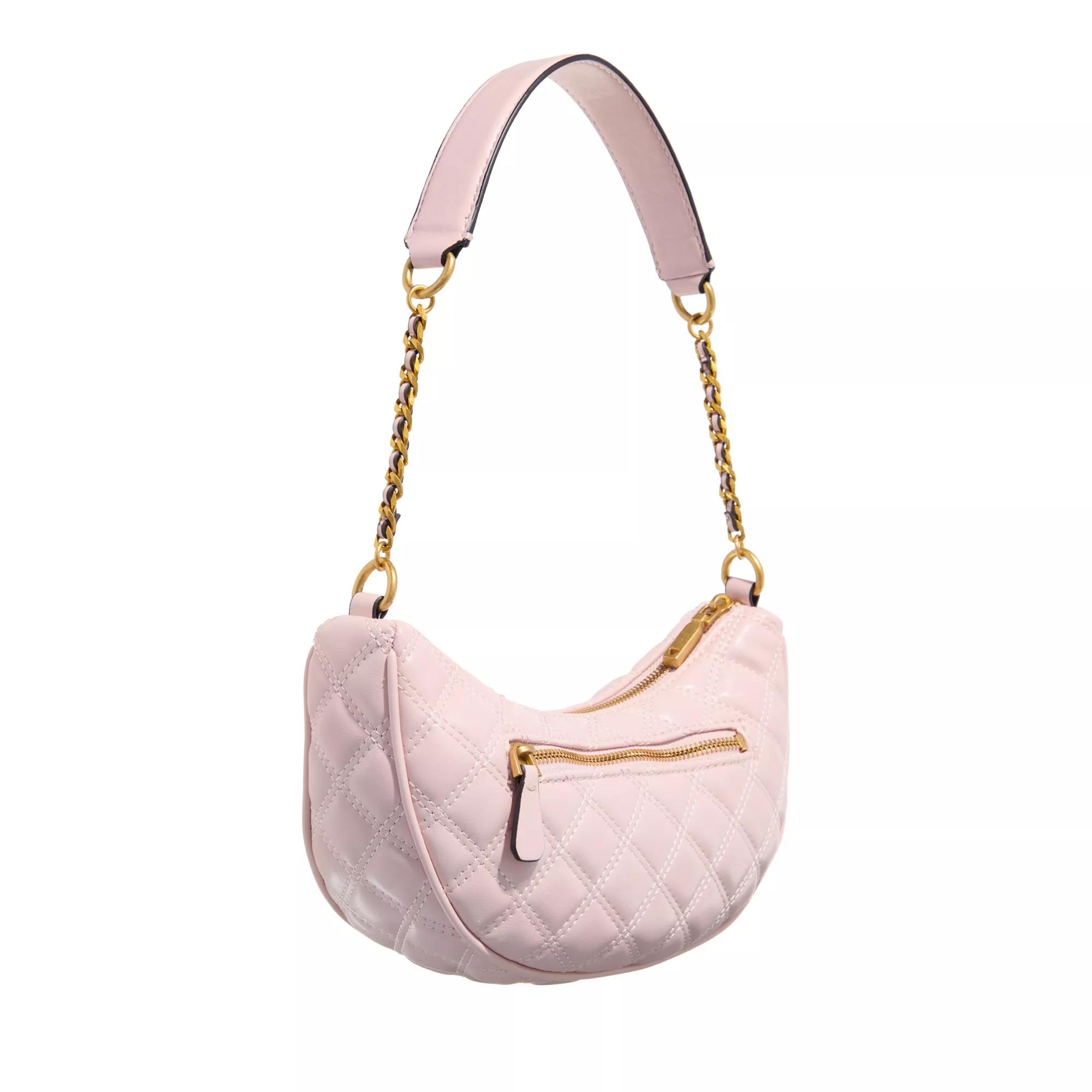 Guess Pochettes Giully Top Zip Shoulder in poeder roze