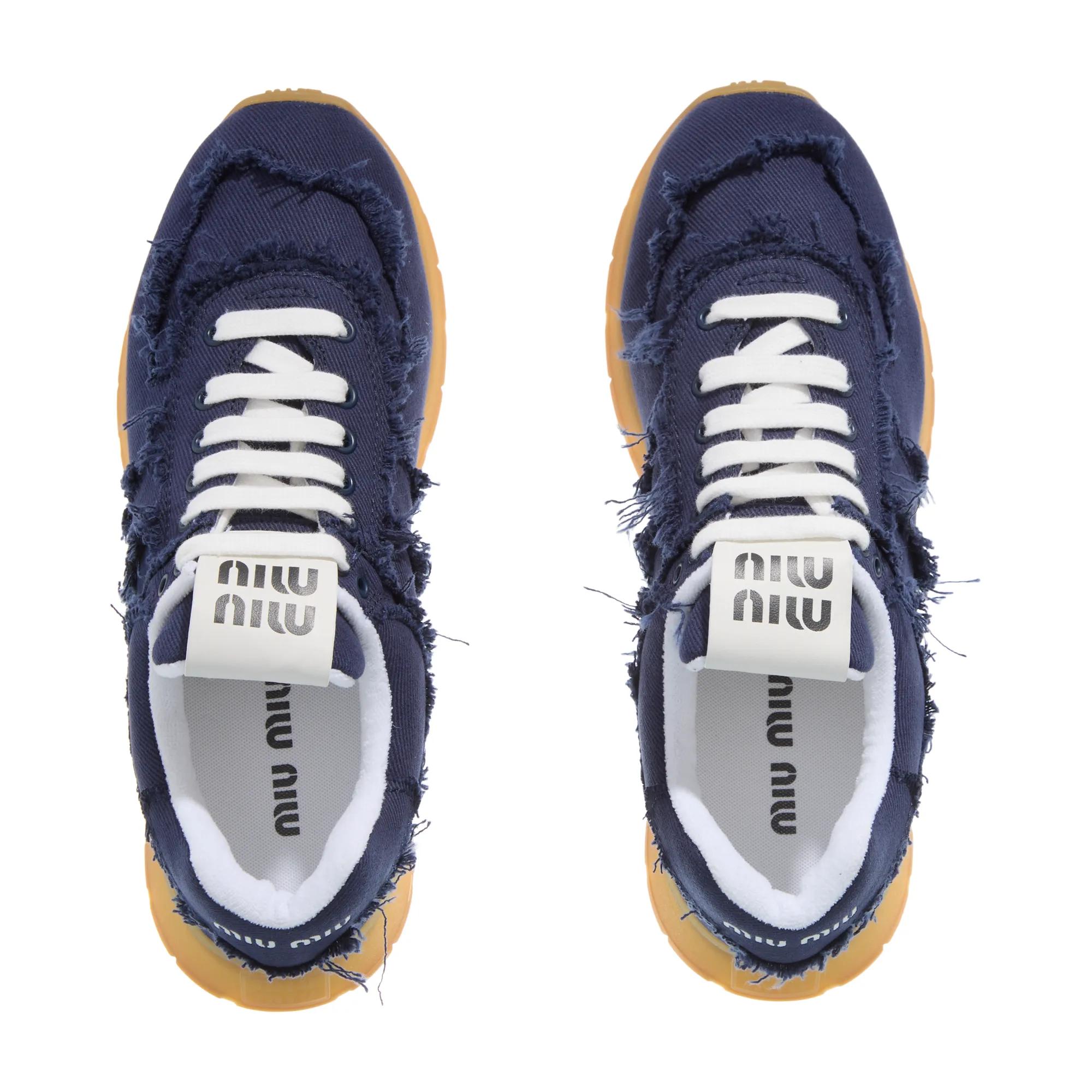 Thumbnail - Miu Miu Low-Top Sneaker - Sneaker - Gr. 41 (EU) - in Blau - für Damen