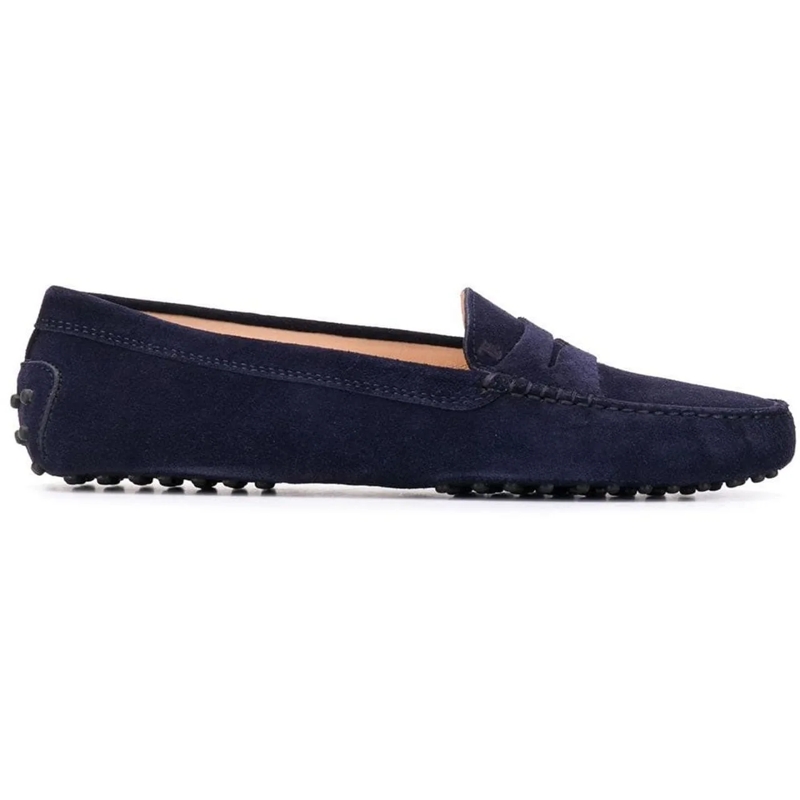 Tod's Loafer Flat Shoes Blue blau