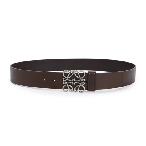 Loewe Ceinture Chunky Anagram 4Cm Belt Brown