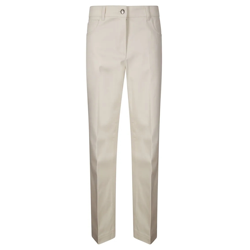 Moncler Jeans Gabardine Trousers Neutrals