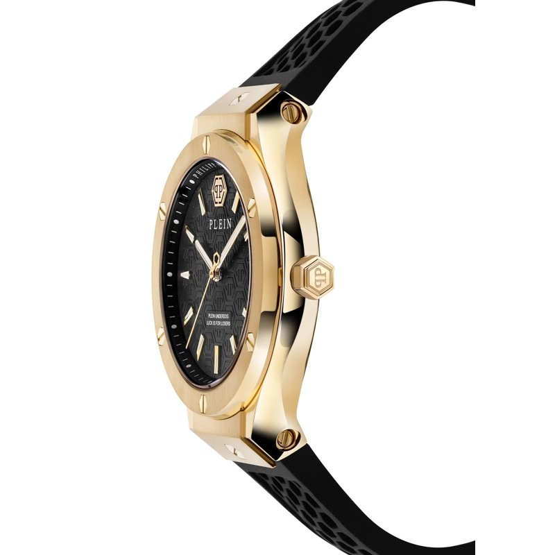 Philipp Plein Quarzuhr Quarz-Analoguhr Plein Underdog gold(Image 3)