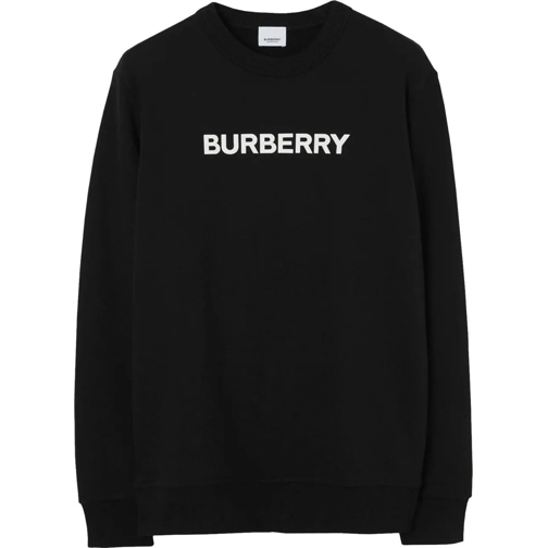 Burberry  Cotton Logo Sweatshirt schwarz