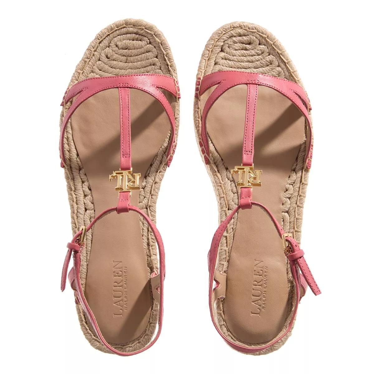 Lauren Ralph Lauren Payton Espadrilles Flat Adirondack Berry Strappy Sandal