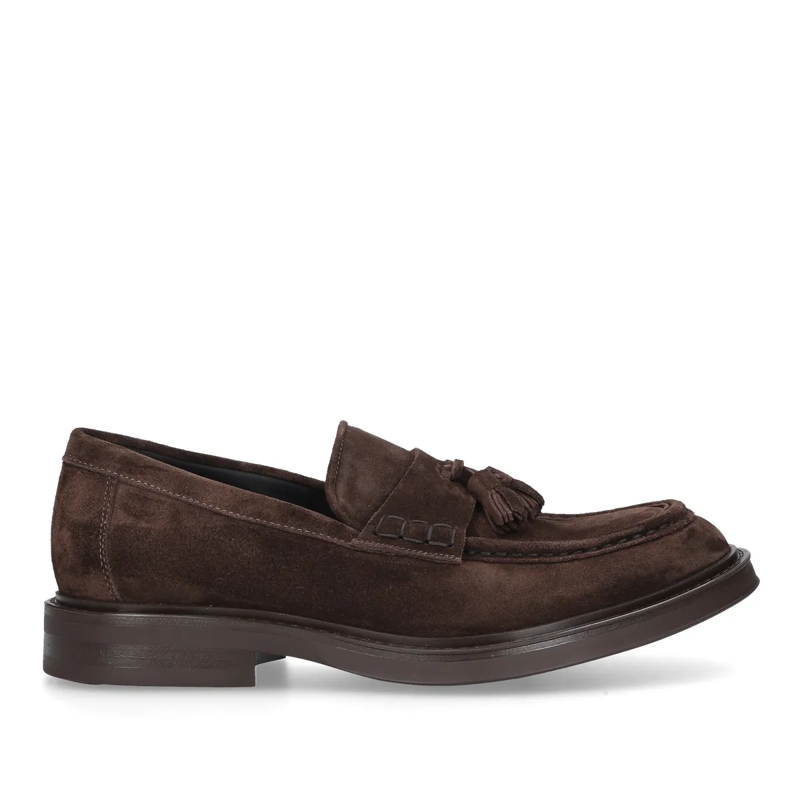 Heinrich Dinkelacker Monkstraps Loafer Florenz Plain V dunkel-braun
