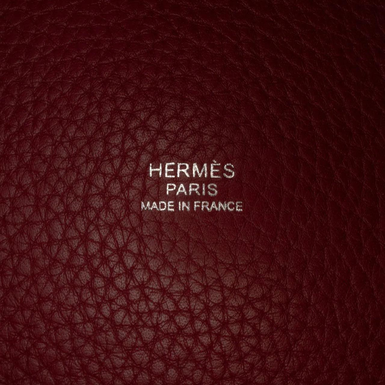 Thumbnail - Hermès Crossbody Bags - Bicolor Clemence and Swift Picotin Lock 31 - Gr. unisize - in Rot - für Damen