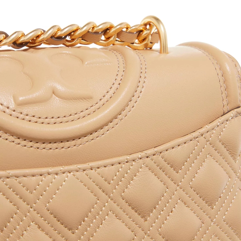 Tory Burch Schultertasche Fleming Small  Convertible Shoulder Bag Desert Dune(Image 5)