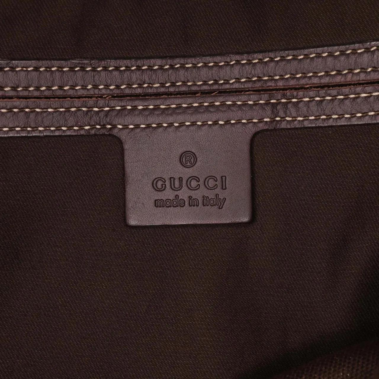 Thumbnail - Gucci Hobo Bags - 2016-2024 Large GG Supreme Web Flap Messenger Bag - Gr. unisize - in Braun - für Damen