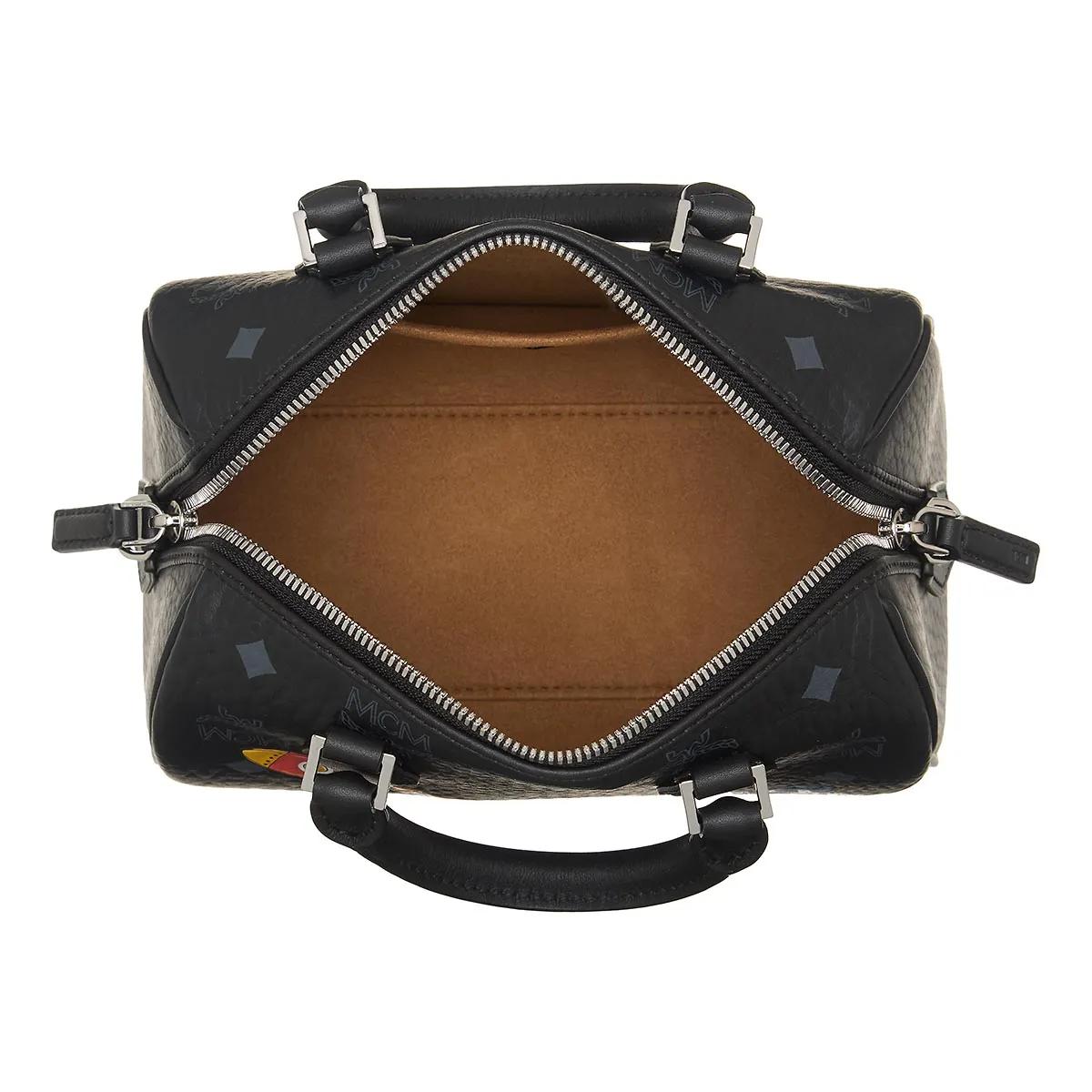 MCM Bowlingtassen Visetos Boston Small in zwart