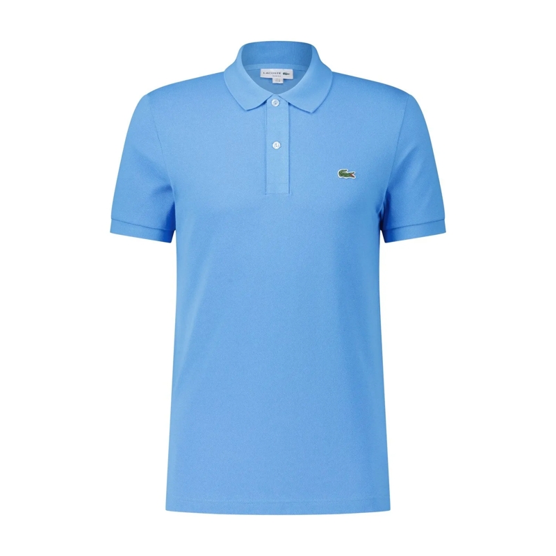 Lacoste Polohemd Slim-Fit Polo-Shirt aus Baumwolle Dunkelrot