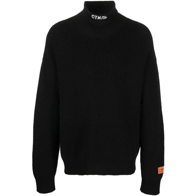 Heron Preston  Ctnmb Knit Rollneck Sweater schwarz